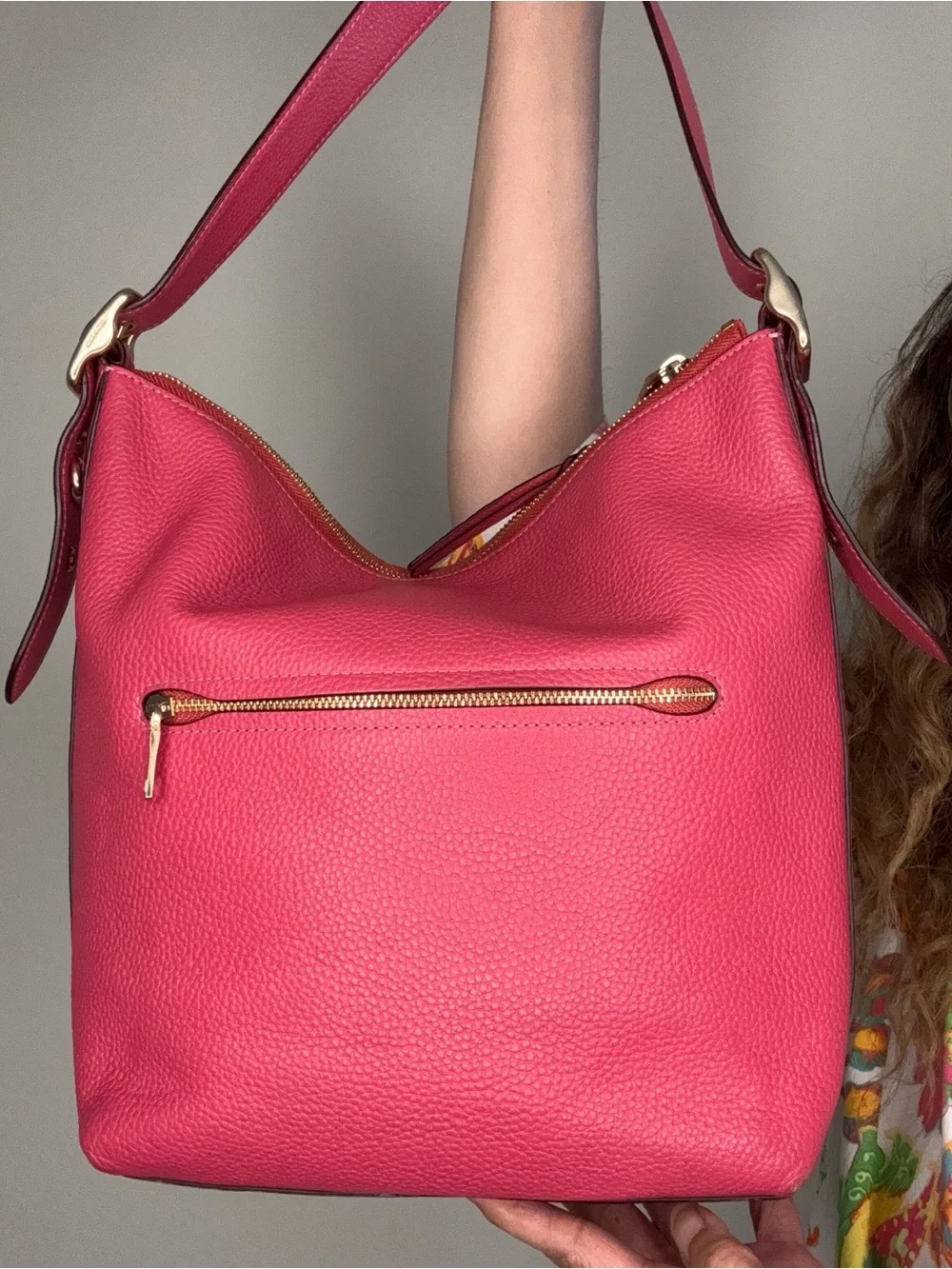 Coach Pink Val Duffle Bag